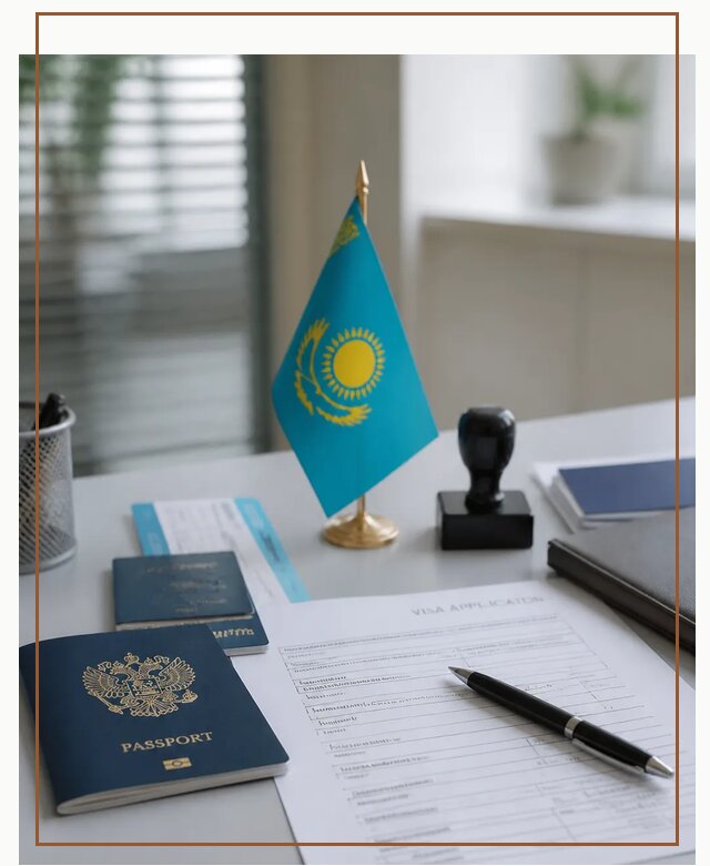 Оформление визы в Казахстан для поездки и работы в Великом Устюге